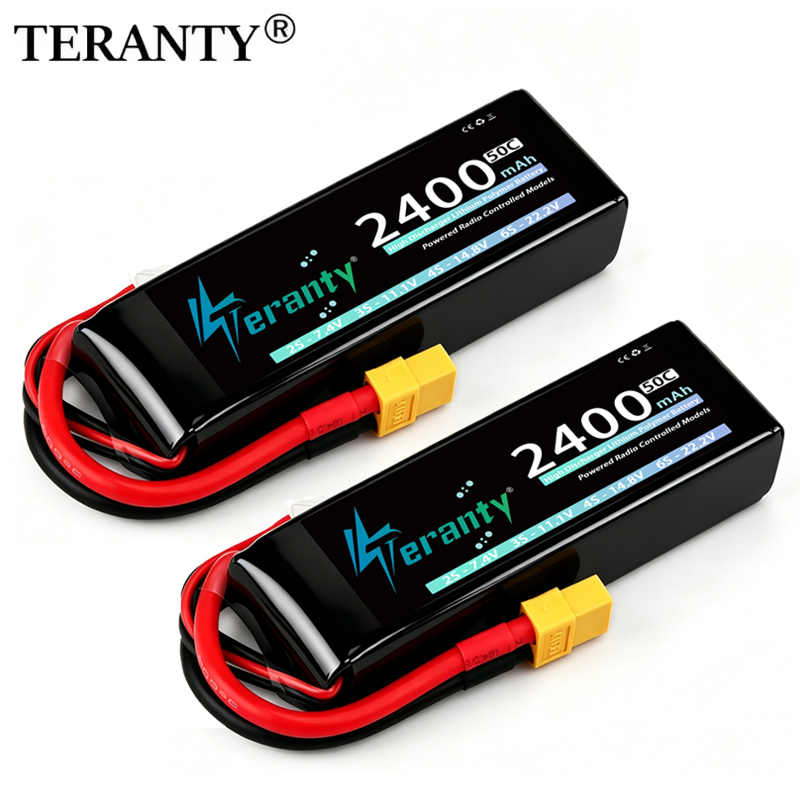 Drone Battery Connector - TERANTY 3S 2200/2400/2600mAh Baterai Lipo 11.1V