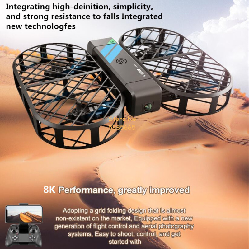 Drone Battery Case - Kamera HD 8K 360 ° Perlindungan