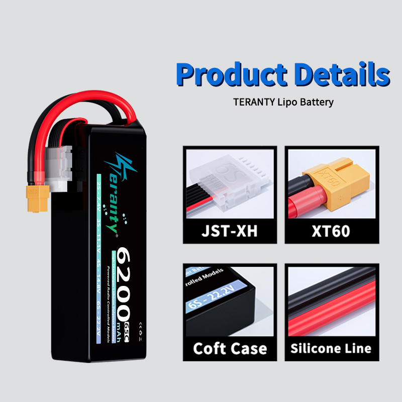 Baterai Lipo TERANTY 6S 6200mA - Drone Battery Plate ulasan dan harga