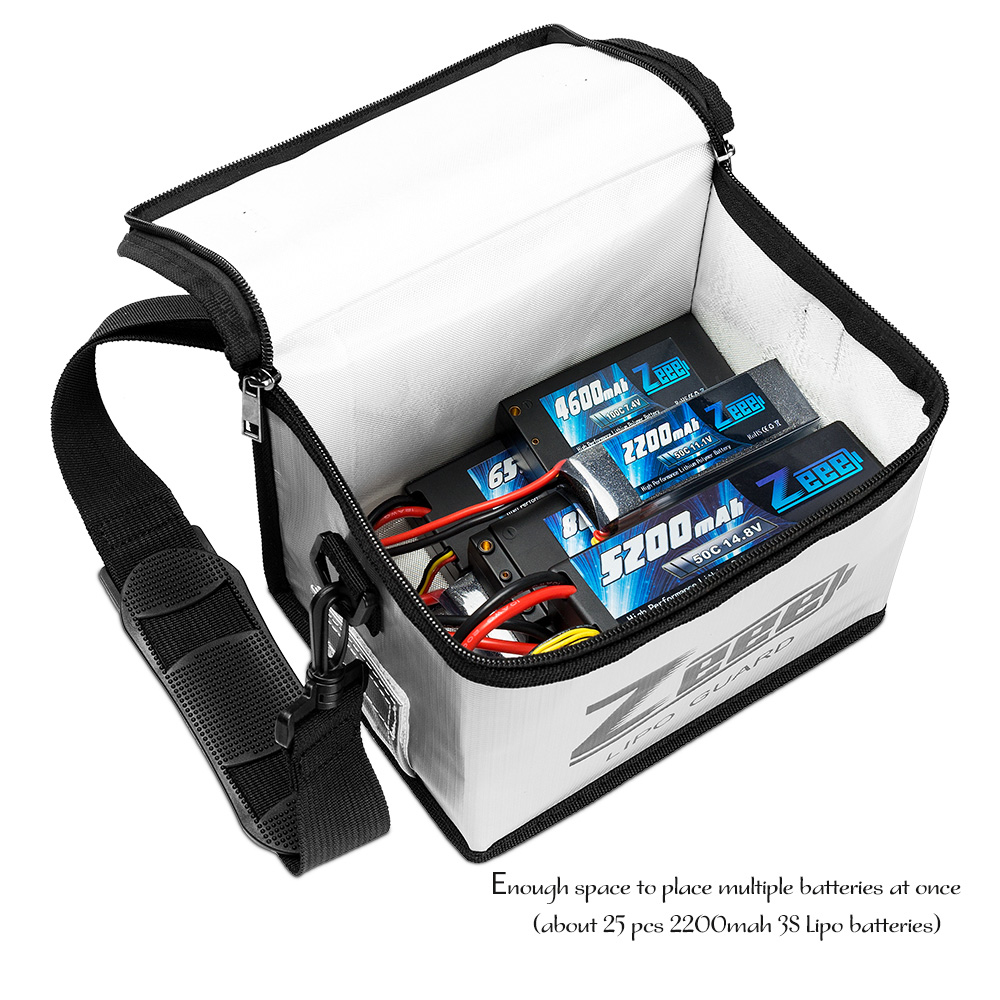 Zeee Lipo tas penyimpan batera - Drone Battery Bag ulasan dan harga