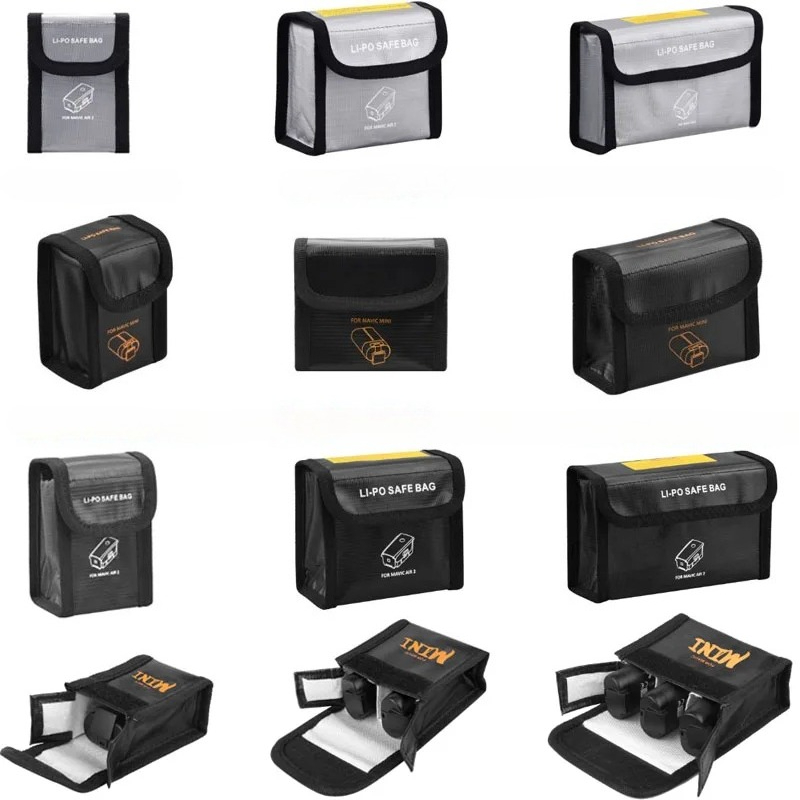 Portabel Tahan Api Explosion-P - Drone Battery Bag ulasan dan harga